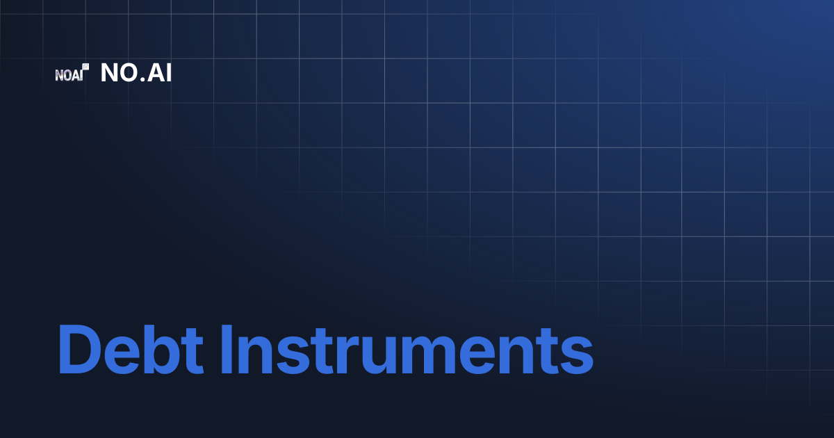 Debt Instruments | NO.AI